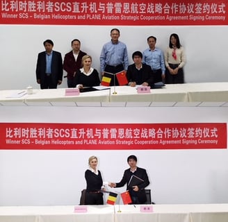 Caroline Allard Doucet signe une entente de collaboration entre la Chine et la Belgique