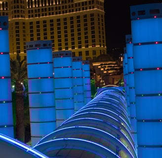 Bally's Las Vegas neon rings