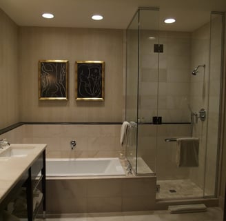 Encore Las Vegas guest room bathroom