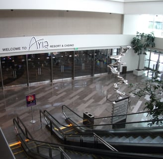 Aria Las Vegas interior in 2011