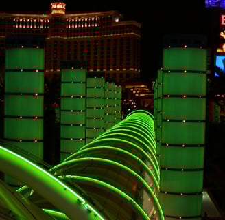 Bally's Las Vegas neon rings