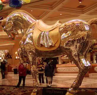 Bellagio Las Vegas lobby in February 2003