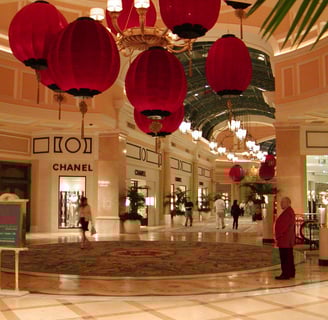 Bellagio Las Vegas shops as seen in 2003