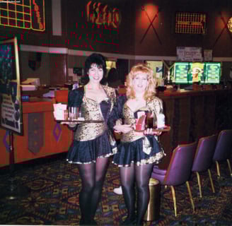 Cocktail waitresses at Excalibur Las Vegas