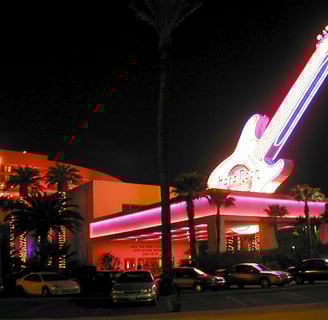The original Hard Rock Hotel in Las Vegas