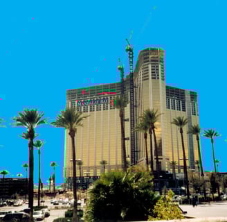 Mandalay Bay Las Vegas under contruction