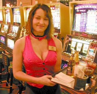 New York New York Las Vegas cocktail waitress