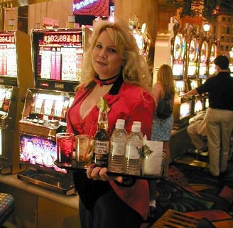 New York New York Las Vegas cocktail waitress