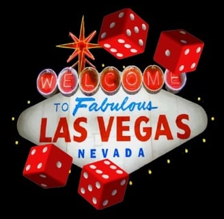"Welcome Dice" Las Vegas art graphic by urbanphotos.net