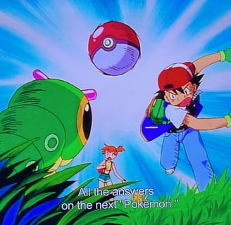 Pokemon Anime - Ash and Misty