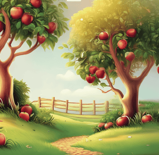 An apple orchard