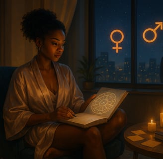 black woman, astrology, dating