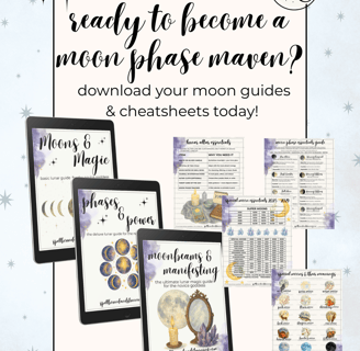 ready to become a moon phase maven download your moon magic guides and cheat sheets today