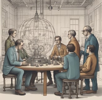 A group of children sitting at wooden desks in a classroom environment. They are focused on writing with pens, and wearing green uniforms. The room appears well-lit with natural light coming through a window.