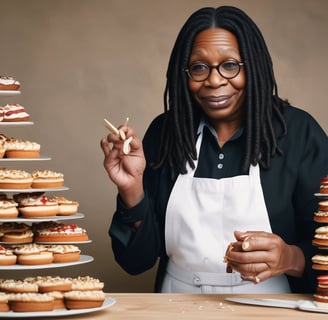 white and pink digital device