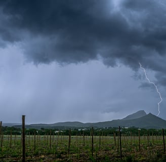 Début de saison orageuse 15/05/2024. Pic Saint-Loup