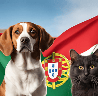 como viajar com cachorro e gato para Portugal