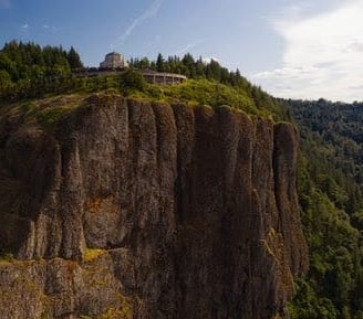 Columbia River Gorge, Oregon - it's 80 miles long & has 13 state parks & 108 named waterfalls