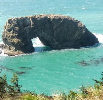 Oregon Coast - Arch Rock State Park, north of Brookings