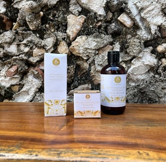 Cosmética natural - productos hechos con ingredientes naturales