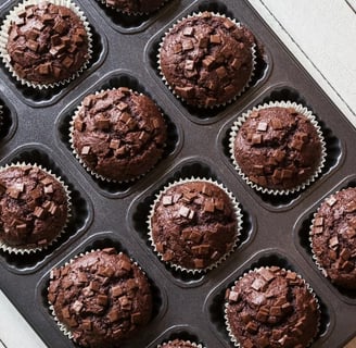 Olympic chocolate muffin recipe