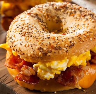 Scooped Bagel