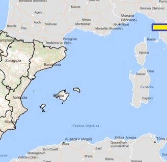 Mapa España informe validación con CSV