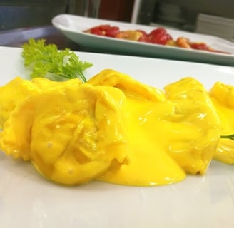 agnolotti allo zafferano
