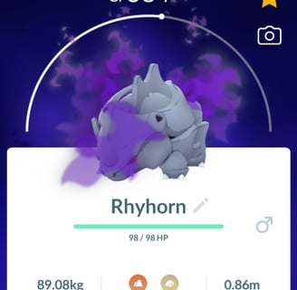 A Shadow Rhyhorn.