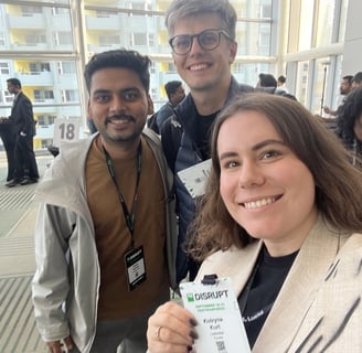 Google Startups Accelerator Mentor Akash Shukla and Kotryna Kurt; TechCrunch Disrupt 2023