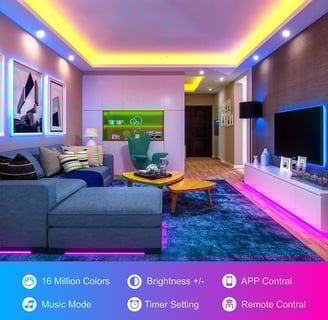 the best dorm room LED lights