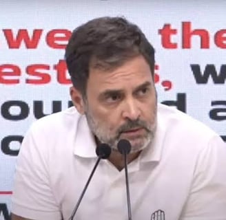 Rahul Gandhi Accuses Modi and Shah of Market Manipulation: Calls for ₹30 Lakh Crore Investor Loss Pr