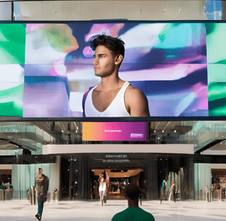 advertising screen outdoor