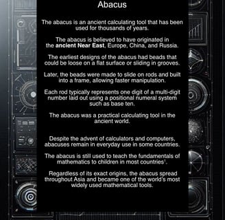 Explaining an Abacus