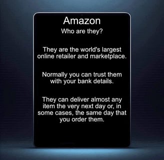Explaining Amazon
