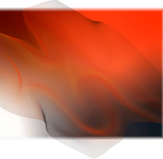 a red and white abstract image of a wave of lines