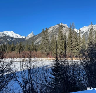 Sun and snow on the Sundance canyon trail
