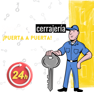 a man in a blue uniform holding a keychaik