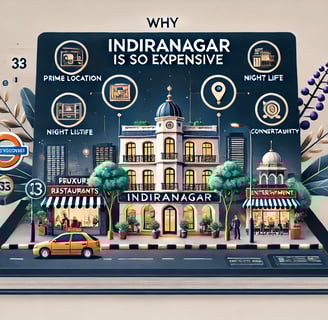 why indiranagar is expensive