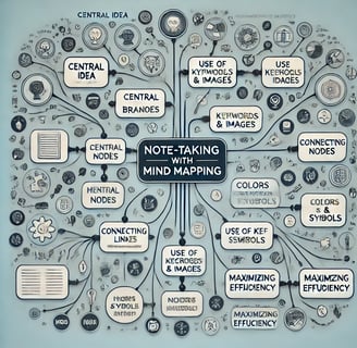mind mapping concept in a mind map