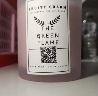 a candle that is sitting on a table