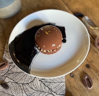 entremet chocolat pecan tonka