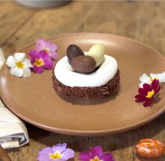merveilleux de pâques meringue chocolat dessert