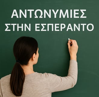 a woman is writing on a chalkboard with the words antonymick