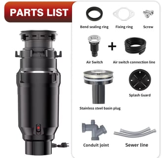 garbage disposal kitchen sink