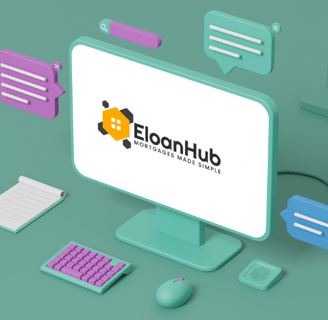 a computer monitor screen with a keyboard and a mouse EloanHUB