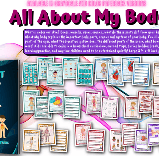 All About My Body explains the important body parts, organs and systems of your body.