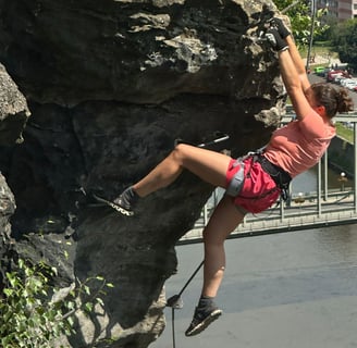 Laura Niepold Klettersteig Schäferwand Decin