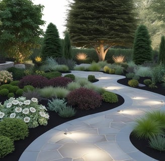 pavements in garden