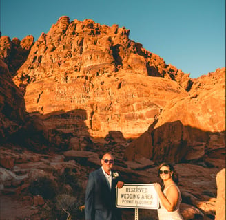 Valley of Fire Visitor Center Wedding area